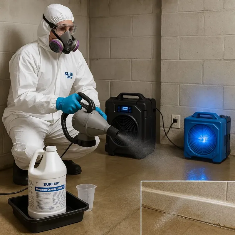 Sanitization and Odor Removal process in West Bishop, CA