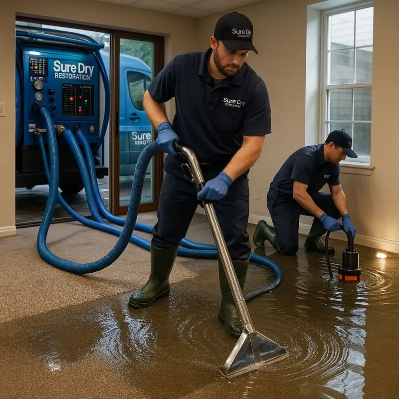 Water Extraction and Removal process in West Bishop, CA